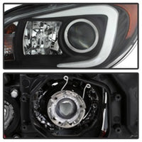 Spyder Subaru WRX 2006-2007 Projector Headlights - Halogen Only - Black PRO-YD-SWRX06-LBDRL-BK OffRoadUSA.com