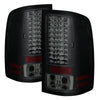 Spyder GMC Sierra 07-13 (Not 3500 Dually 4 Rear Wheels)LED Tail Lights Blk Smke ALT-YD-GS07-LED-BSM OffRoadUSA.com