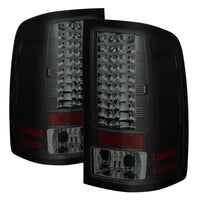 Spyder GMC Sierra 07-13 (Not 3500 Dually 4 Rear Wheels)LED Tail Lights Blk Smke ALT-YD-GS07-LED-BSM OffRoadUSA.com