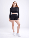 JupiterGear High-Waisted Athletic Shorts with Side Pockets Jupiter Gear
