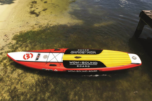 WOW Sports WOW-SOUNDBOARD SUP Stand Up Inflatable Paddleboard with WOW-SOUND Buoy (21-3010) Jupiter Gear