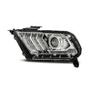 AlphaRex 10-12 Ford Mustang PRO-Series Halogen Projector Headlights Chrome OffRoadUSA.com