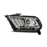 AlphaRex 10-12 Ford Mustang PRO-Series Halogen Projector Headlights Chrome OffRoadUSA.com