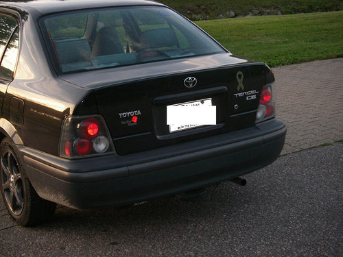 Spyder Toyota Tercel 95-98 Euro Style Tail Lights Black ALT-YD-TTER95-BK OffRoadUSA.com