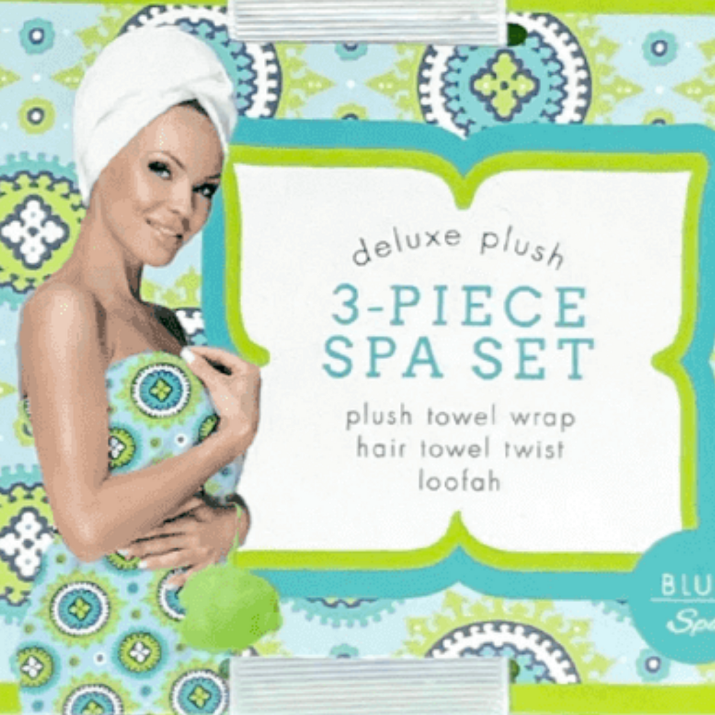 JupiterGear Deluxe Plush 3-Piece Bathroom Gift Box Spa Set