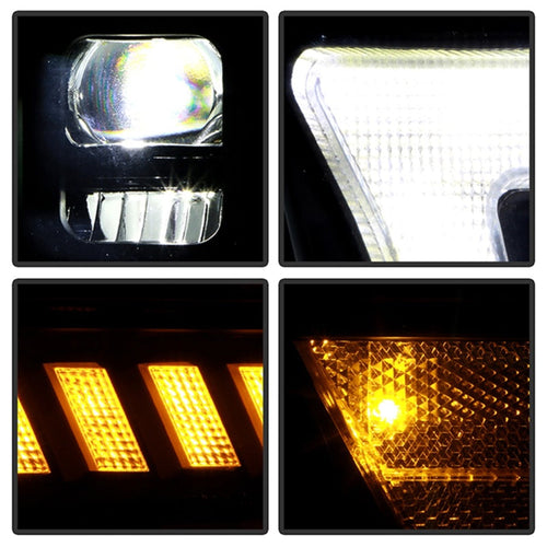 Spyder 19-22 Dodge Ram 2500/3500 (Halogen Model Only) Proj. Headlights (PRO-YD-DR19HDHALAP-SEQ-BK) OffRoadUSA.com