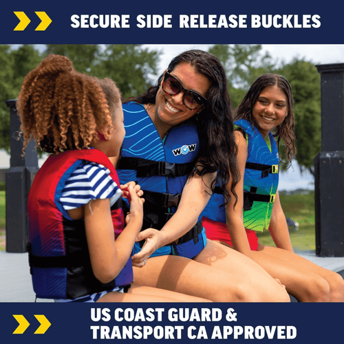 WOW Watersports Vis-Wave Child Life Vest Jupiter Gear