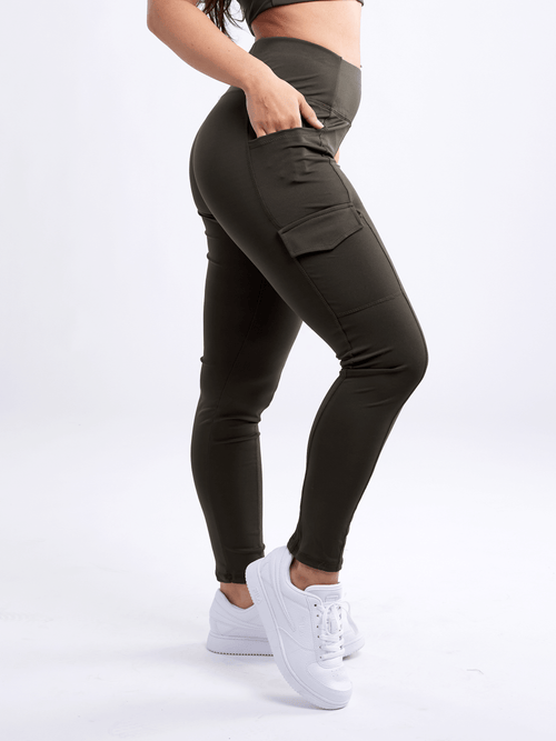 JupiterGear High-Waisted Leggings with Side Cargo Pockets Jupiter Gear