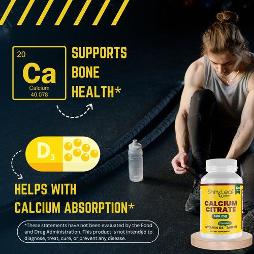 Shiny Leaf Bariatric Calcium Citrate Minis 600mg Tablets with Vitamin D3