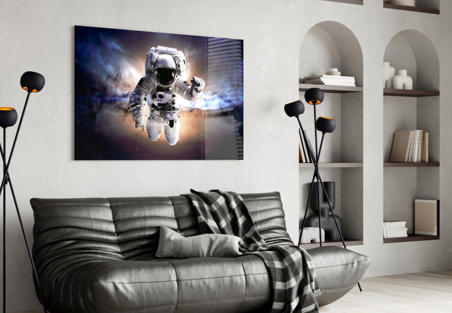 Insigneart USA Insigneart USA Astronaut Glass Wall Art