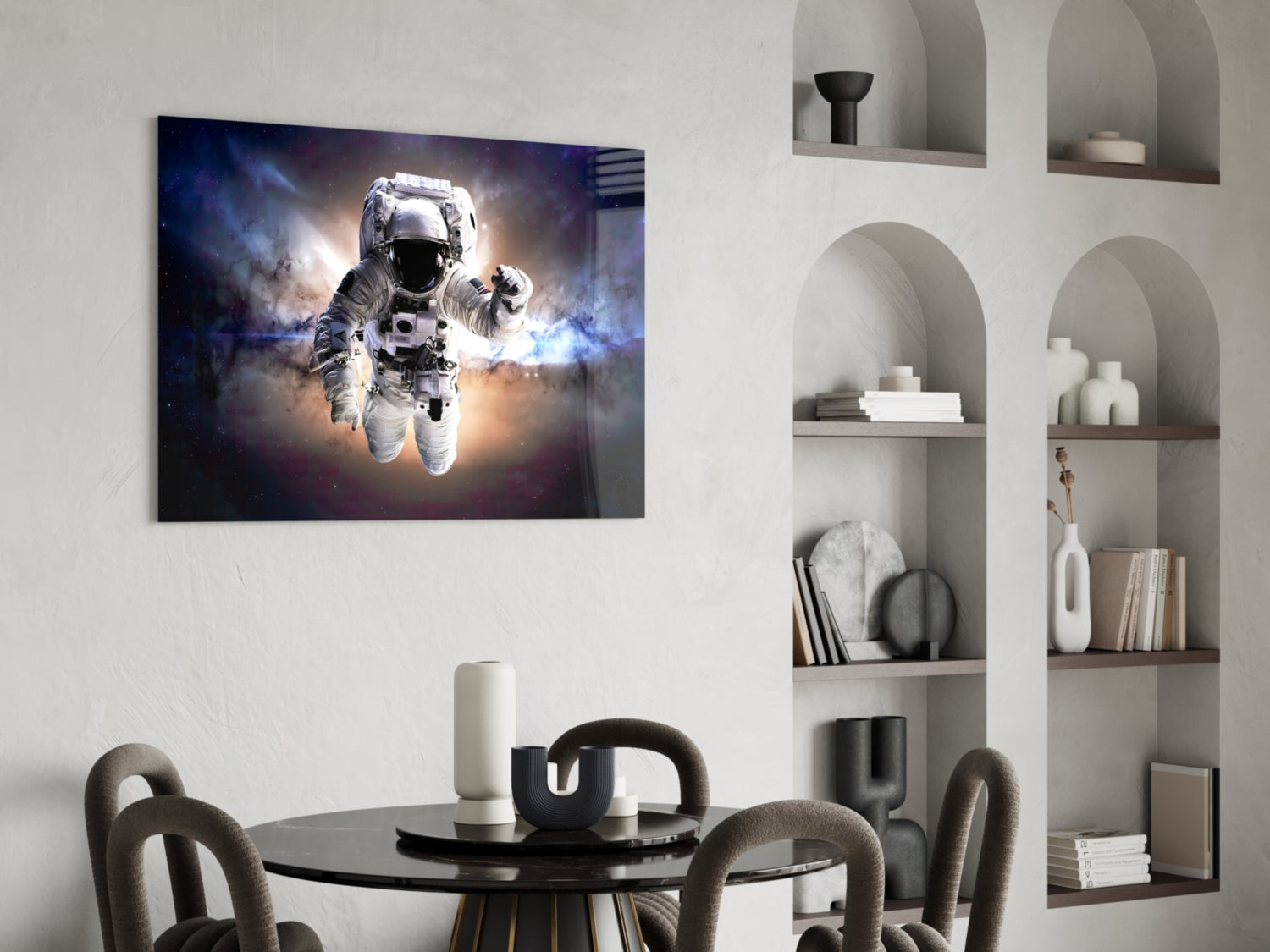 Insigneart USA Insigneart USA Astronaut Glass Wall Art