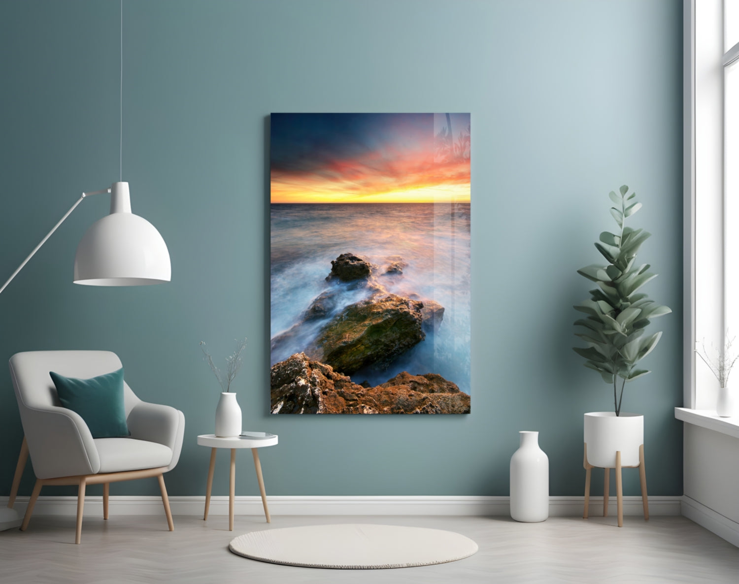 Insigneart USA Insigneart USA Sunset Glass Wall Art