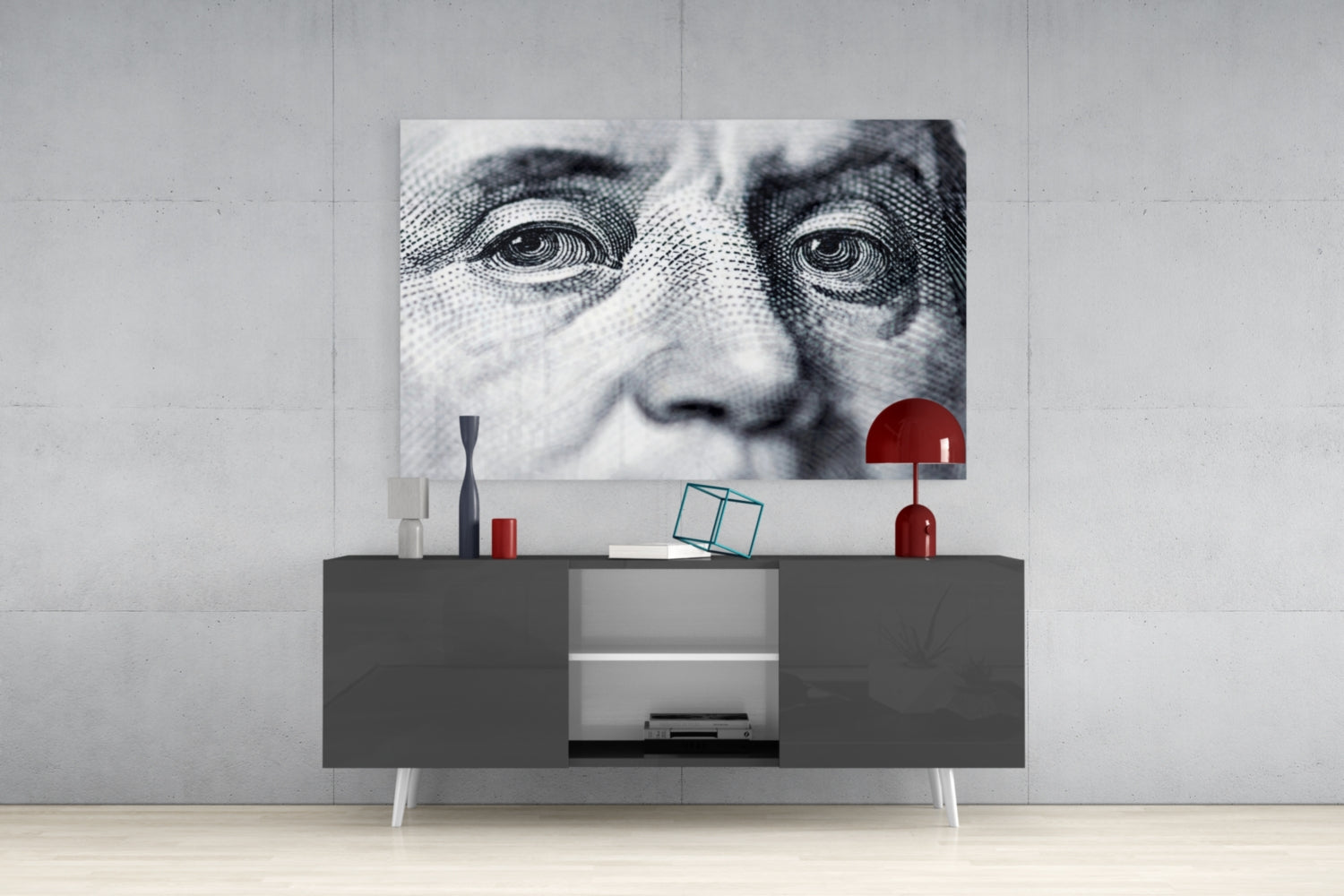 Insigneart USA Insigneart USA Benjamin Franklin Glass Wall Art