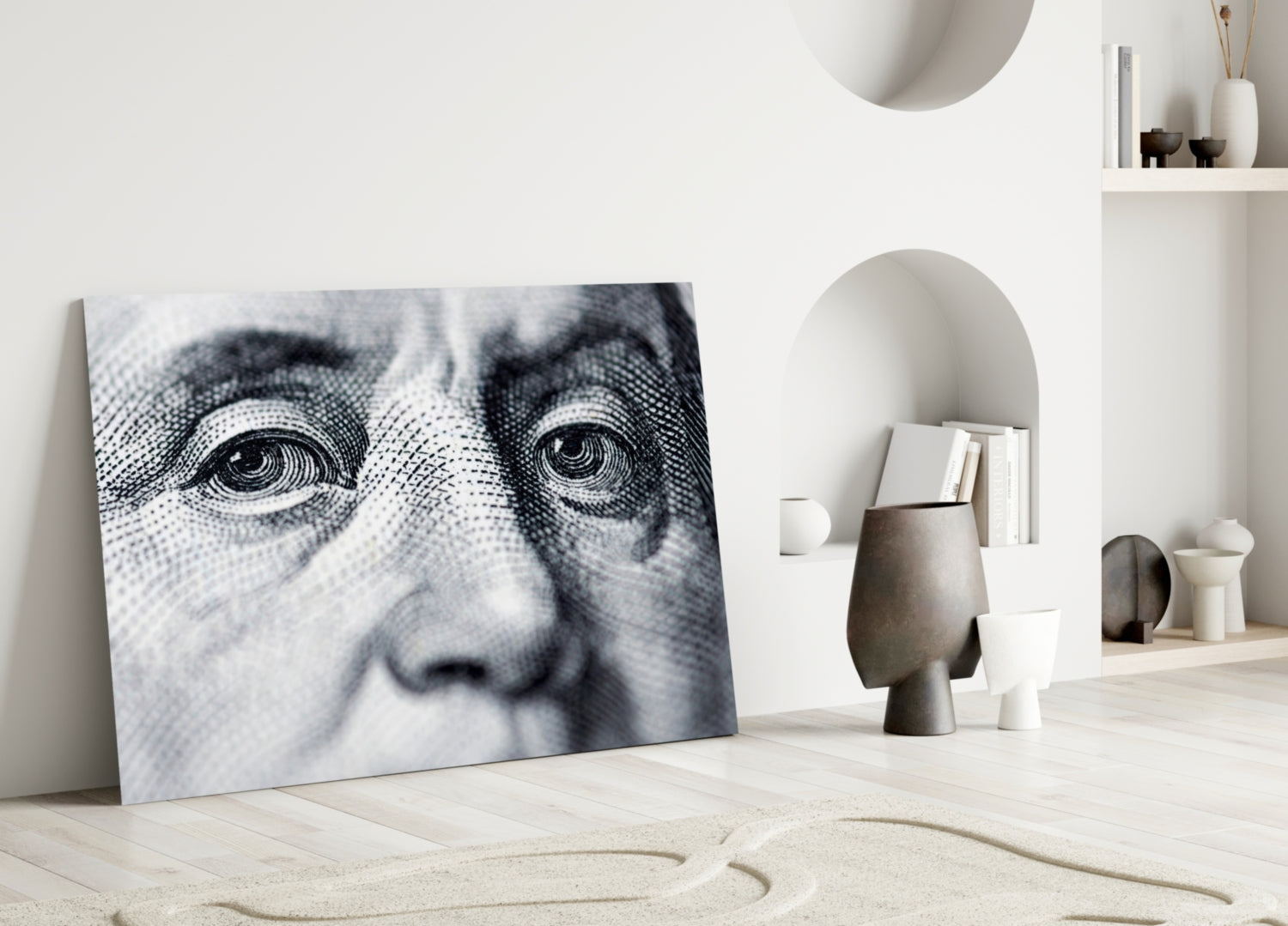 Insigneart USA Insigneart USA Benjamin Franklin Glass Wall Art