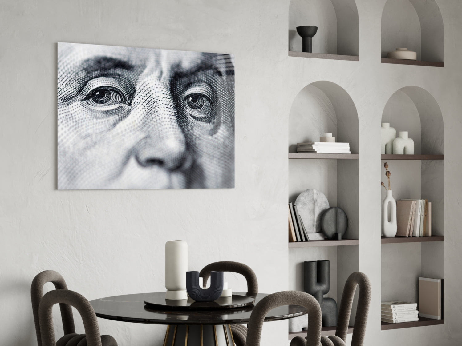 Insigneart USA Insigneart USA Benjamin Franklin Glass Wall Art