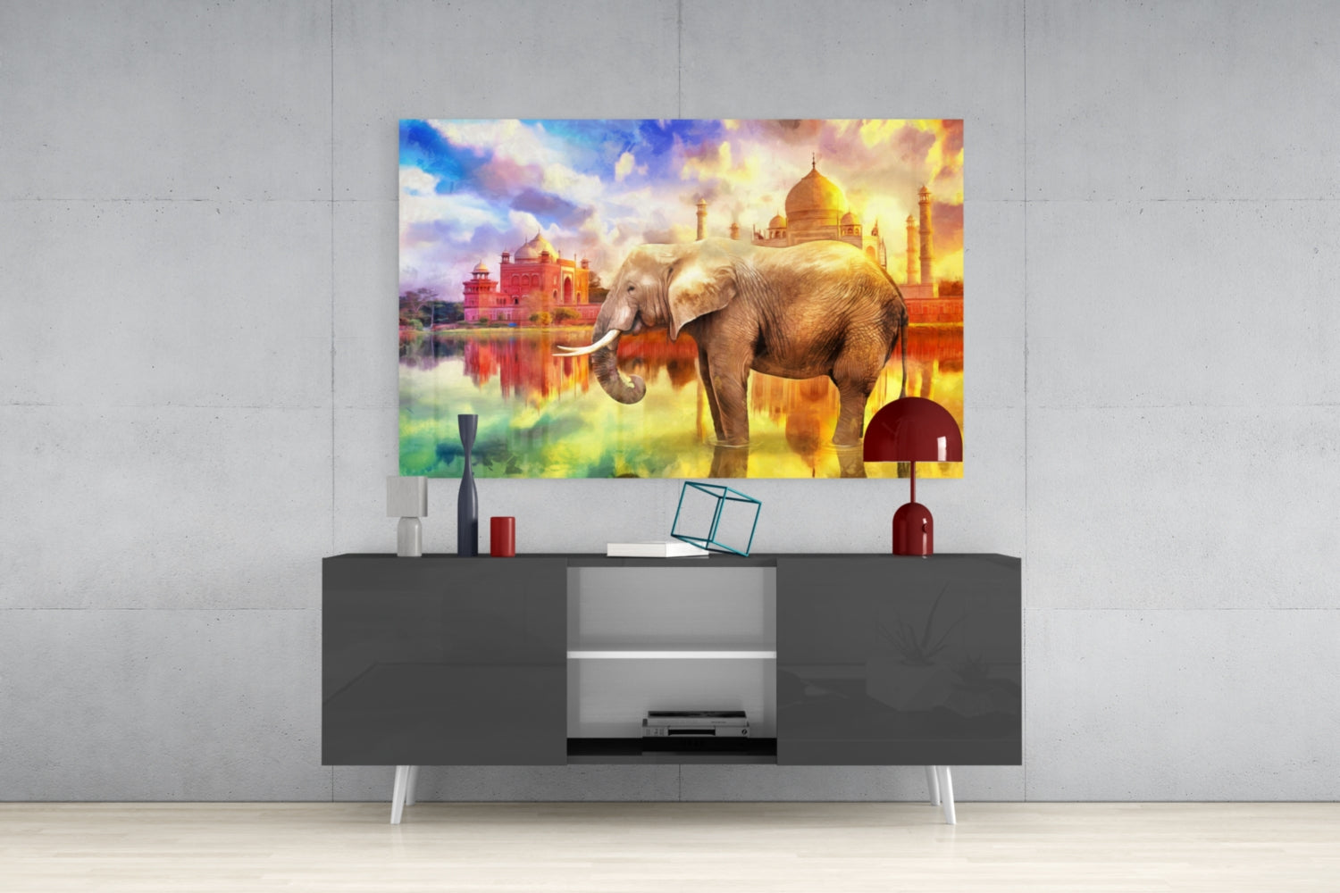Insigneart USA Insigneart USA Elephant Glass Wall Art