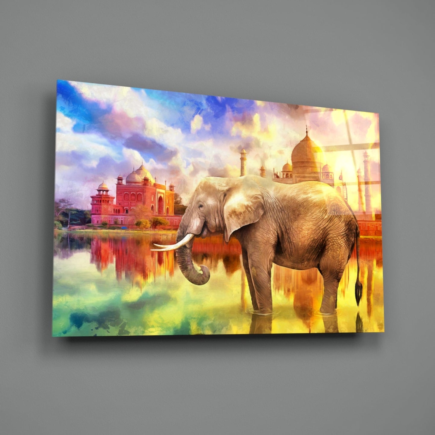 Insigneart USA Insigneart USA Elephant Glass Wall Art