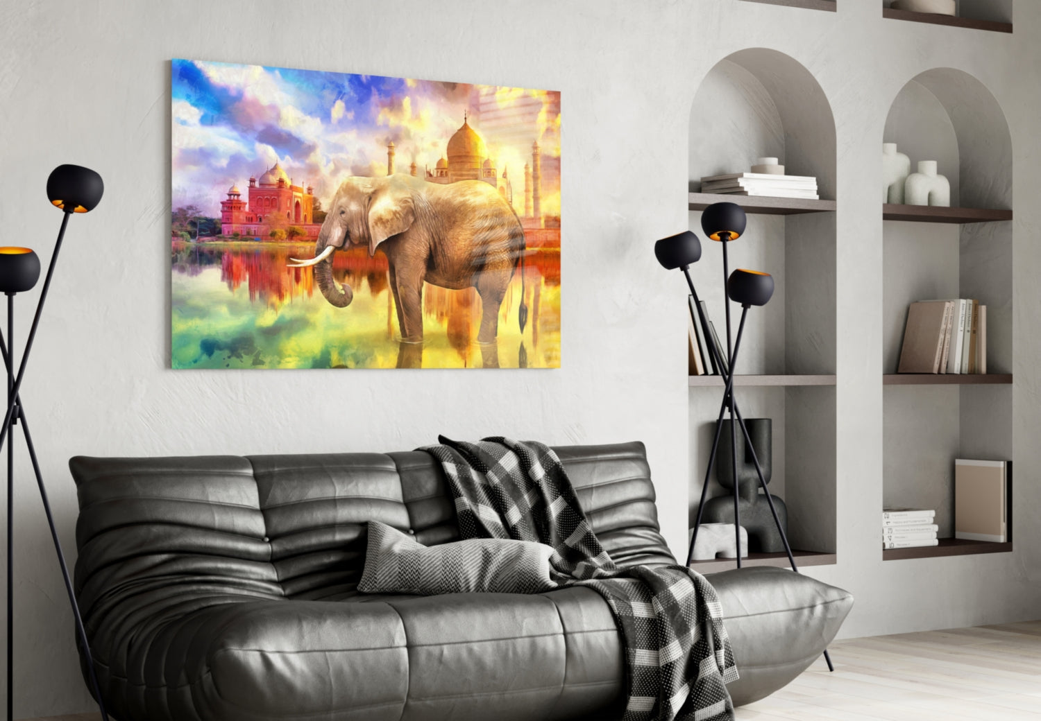Insigneart USA Insigneart USA Elephant Glass Wall Art
