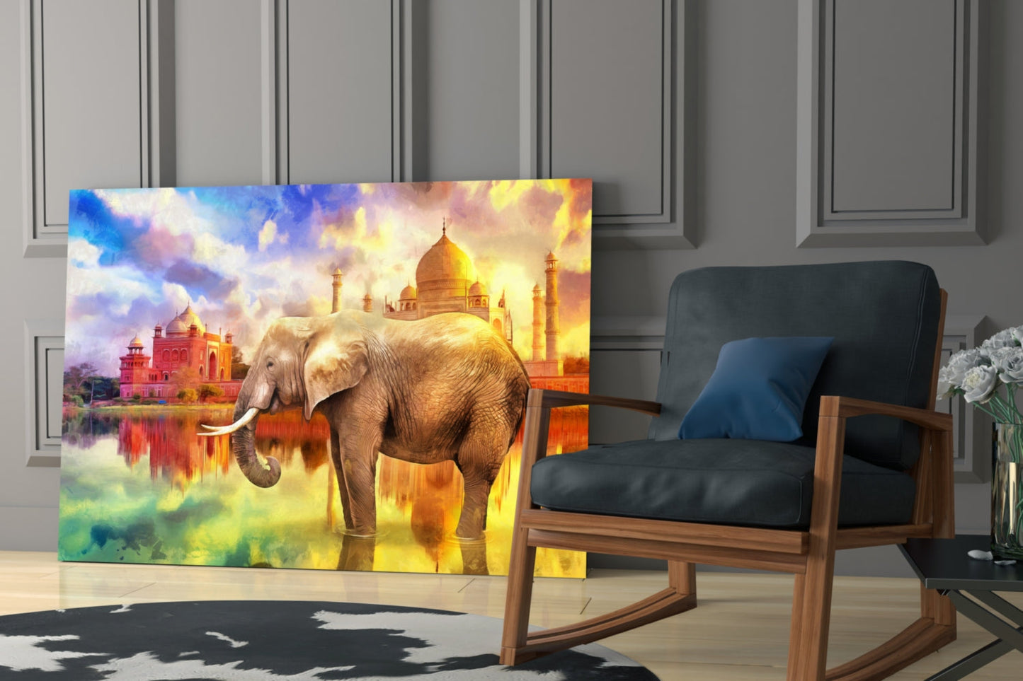 Insigneart USA Insigneart USA Elephant Glass Wall Art