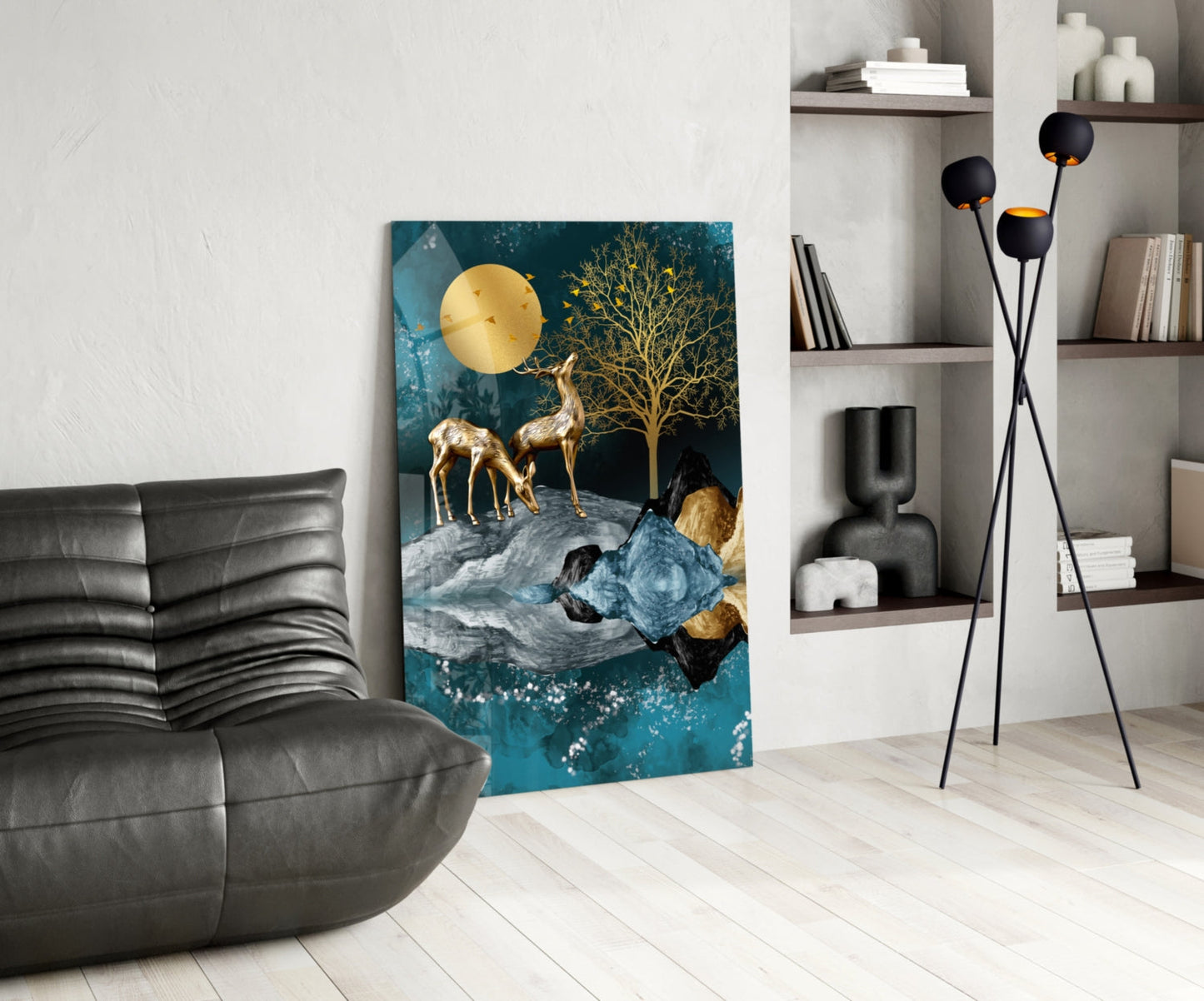 Insigneart USA Insigneart USA Deers Glass Wall Art