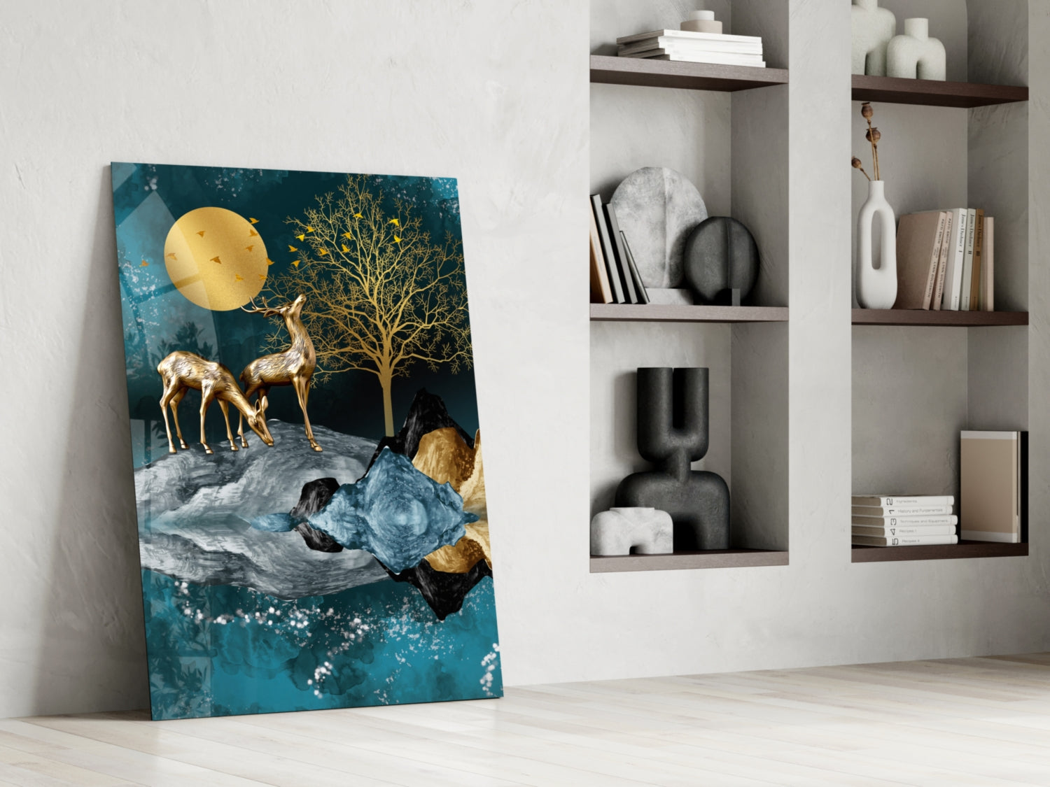 Insigneart USA Insigneart USA Deers Glass Wall Art