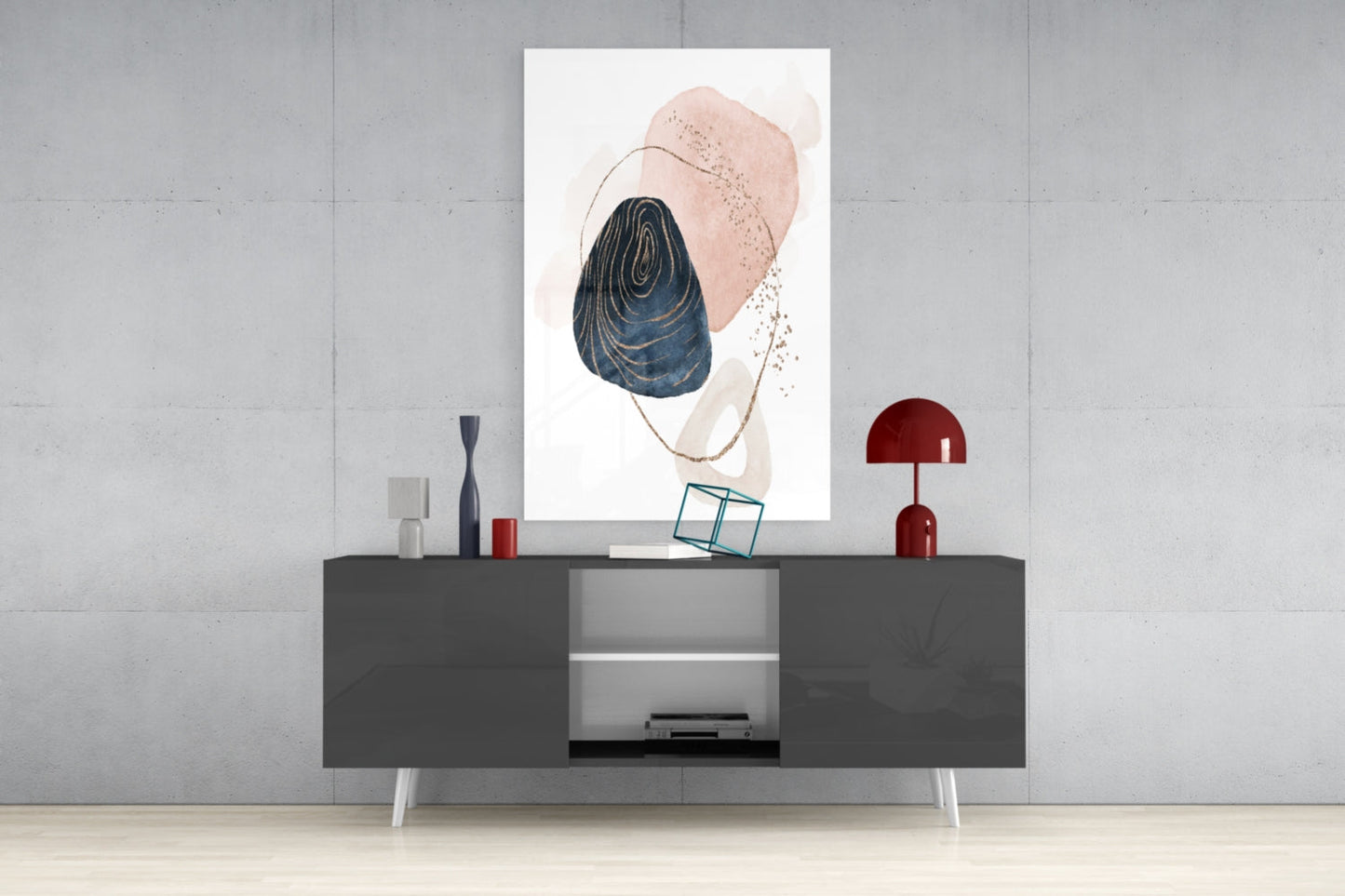 Insigneart USA Insigneart USA Abstract Shapes Glass Wall Art