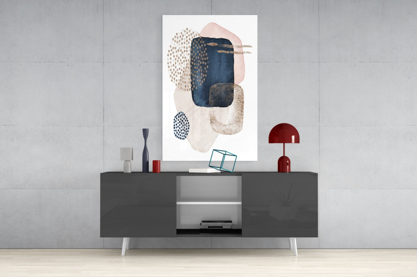 Insigneart USA Insigneart USA Abstract Shapes Glass Wall Art