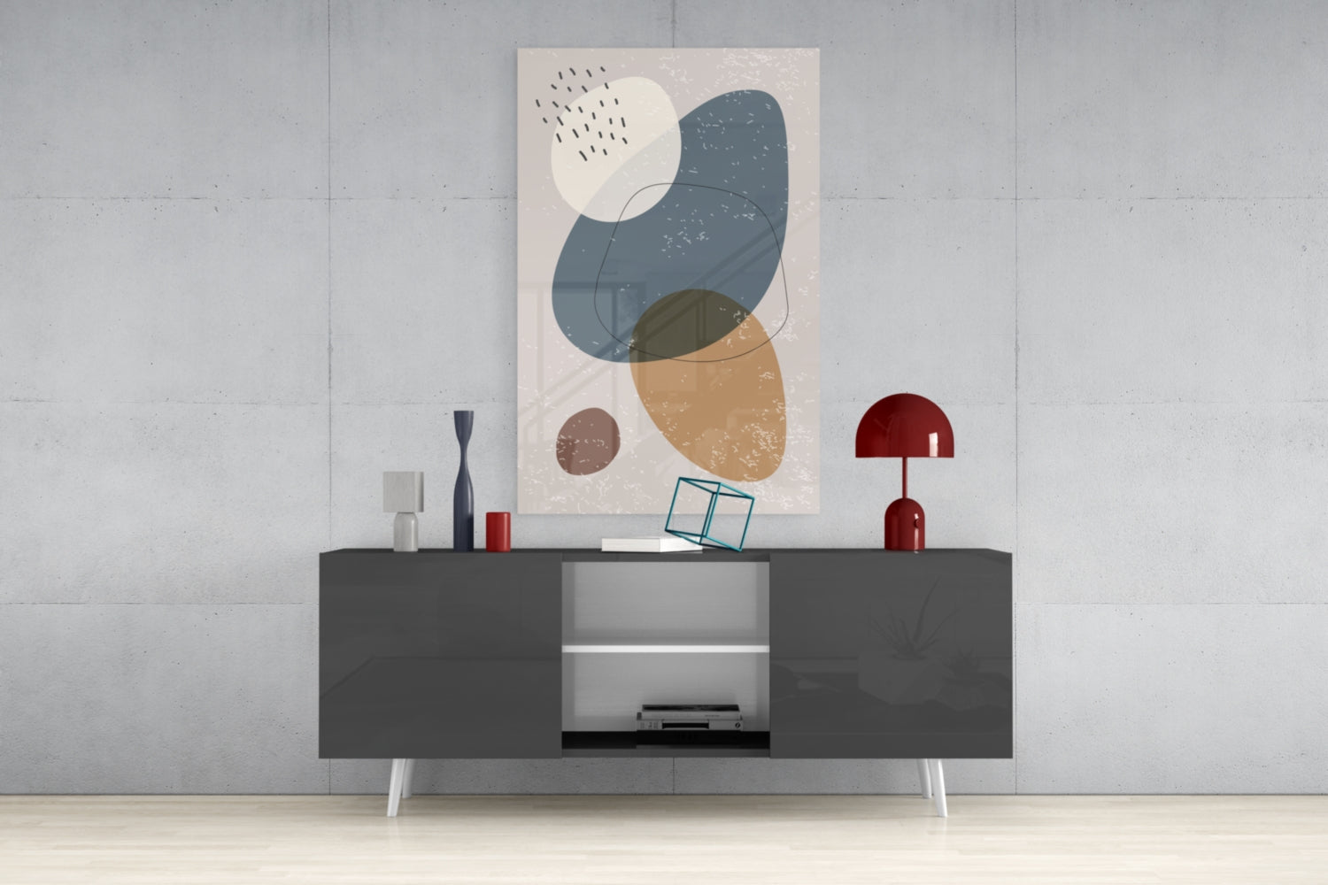 Insigneart USA Insigneart USA Abstract Shapes Glass Wall Art