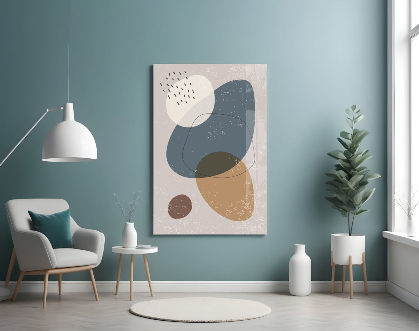 Insigneart USA Insigneart USA Abstract Shapes Glass Wall Art