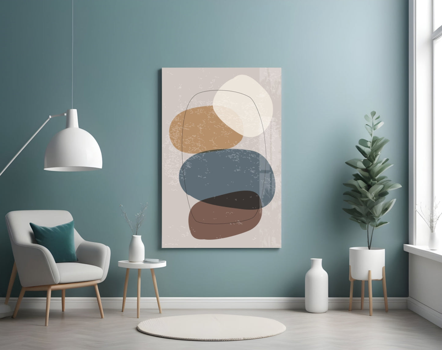 Insigneart USA Insigneart USA Abstract Shapes Glass Wall Art