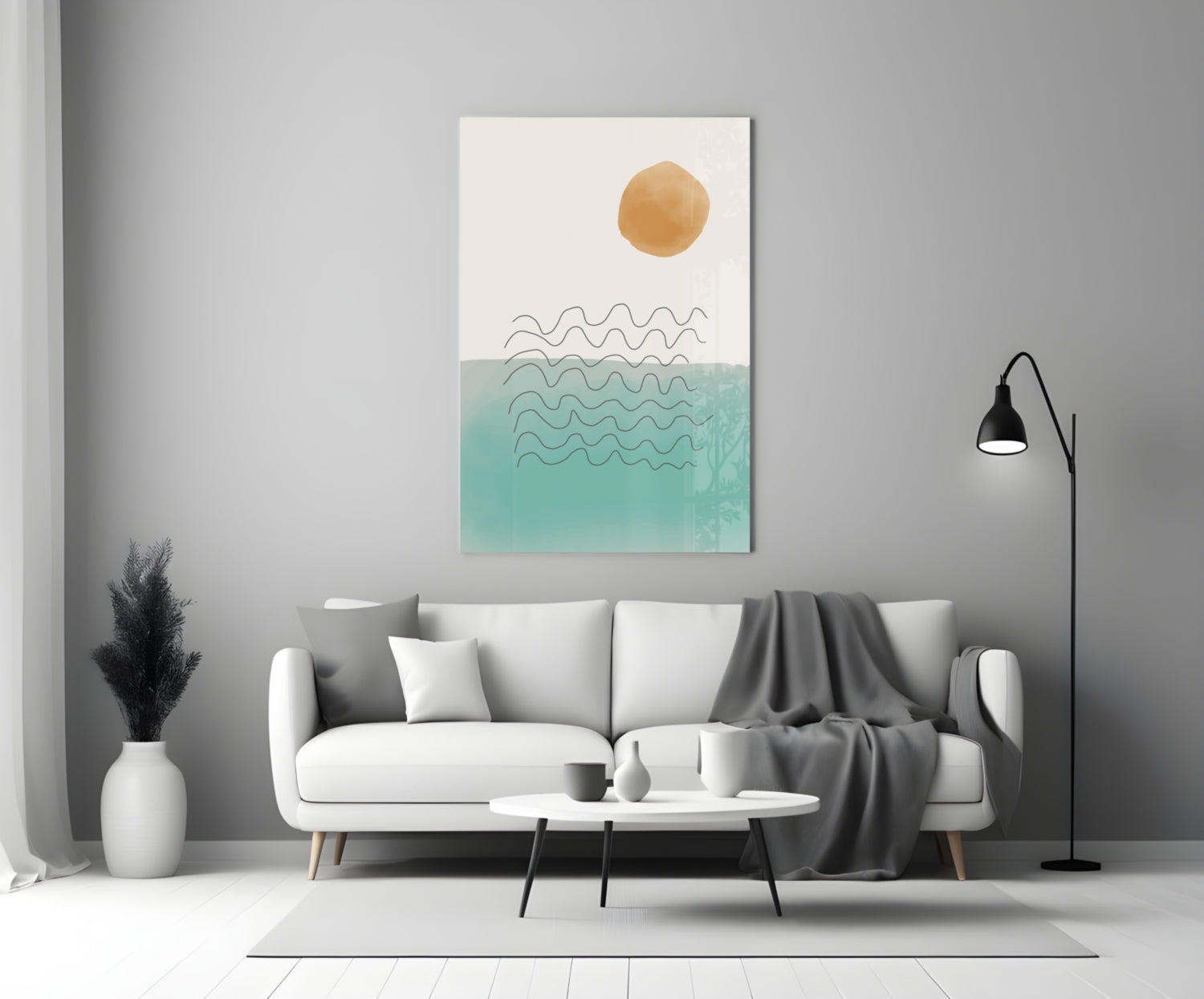 Insigneart USA Insigneart USA Abstract Shapes Glass Wall Art