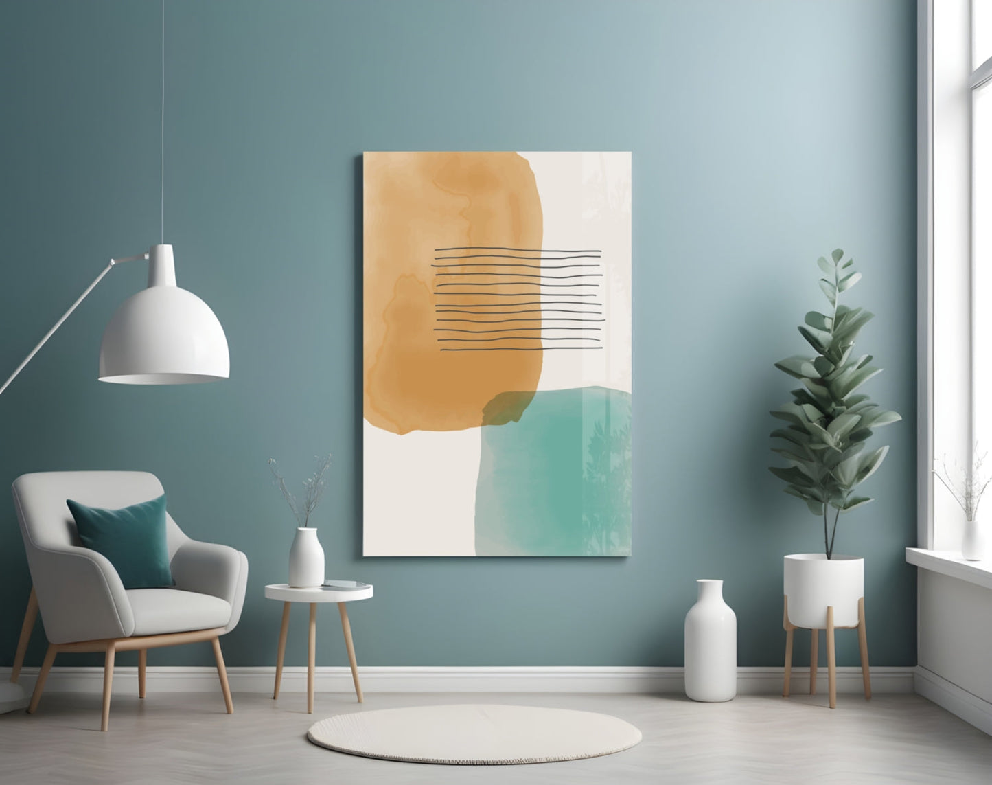 Insigneart USA Insigneart USA Abstract Shapes Glass Wall Art