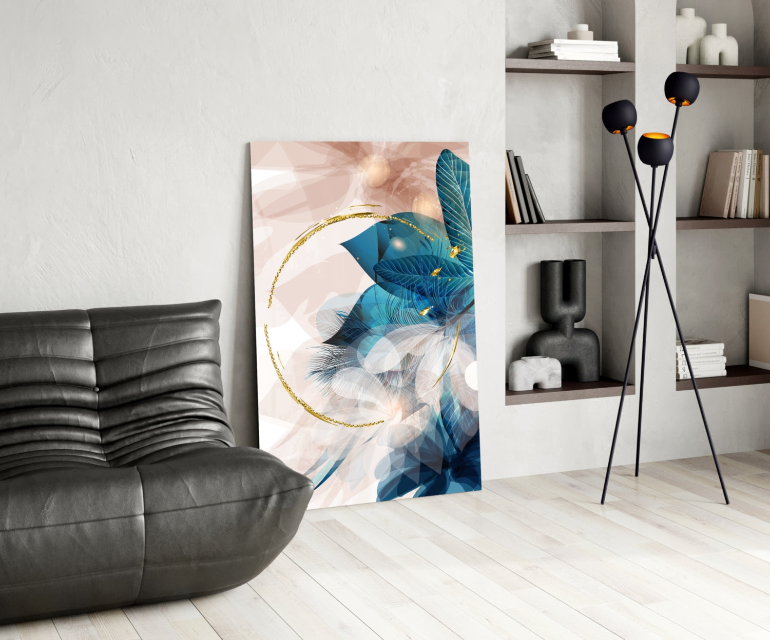 Insigneart USA Insigneart USA Abstract Flower Glass Wall Art