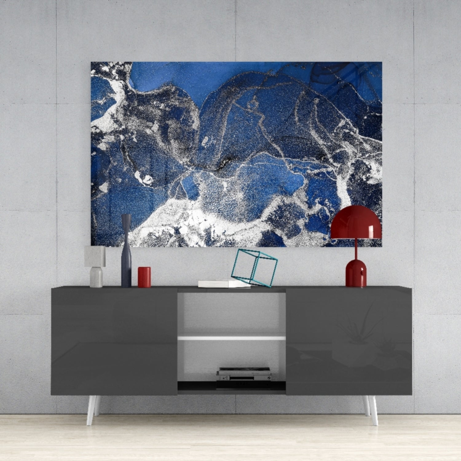 Insigneart USA Insigneart USA Abstract Depth Glass Wall Art