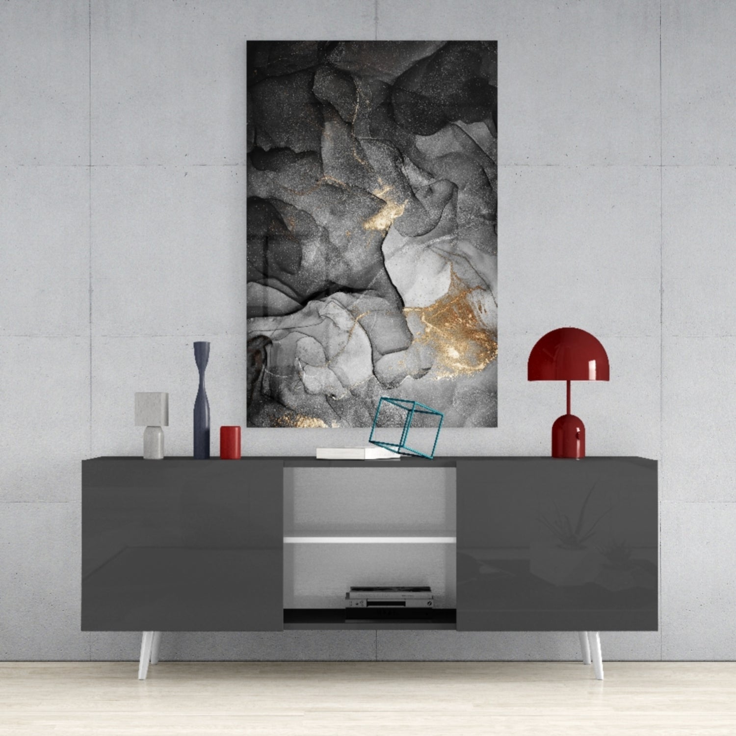 Insigneart USA Insigneart USA Abstract Depth Glass Wall Art