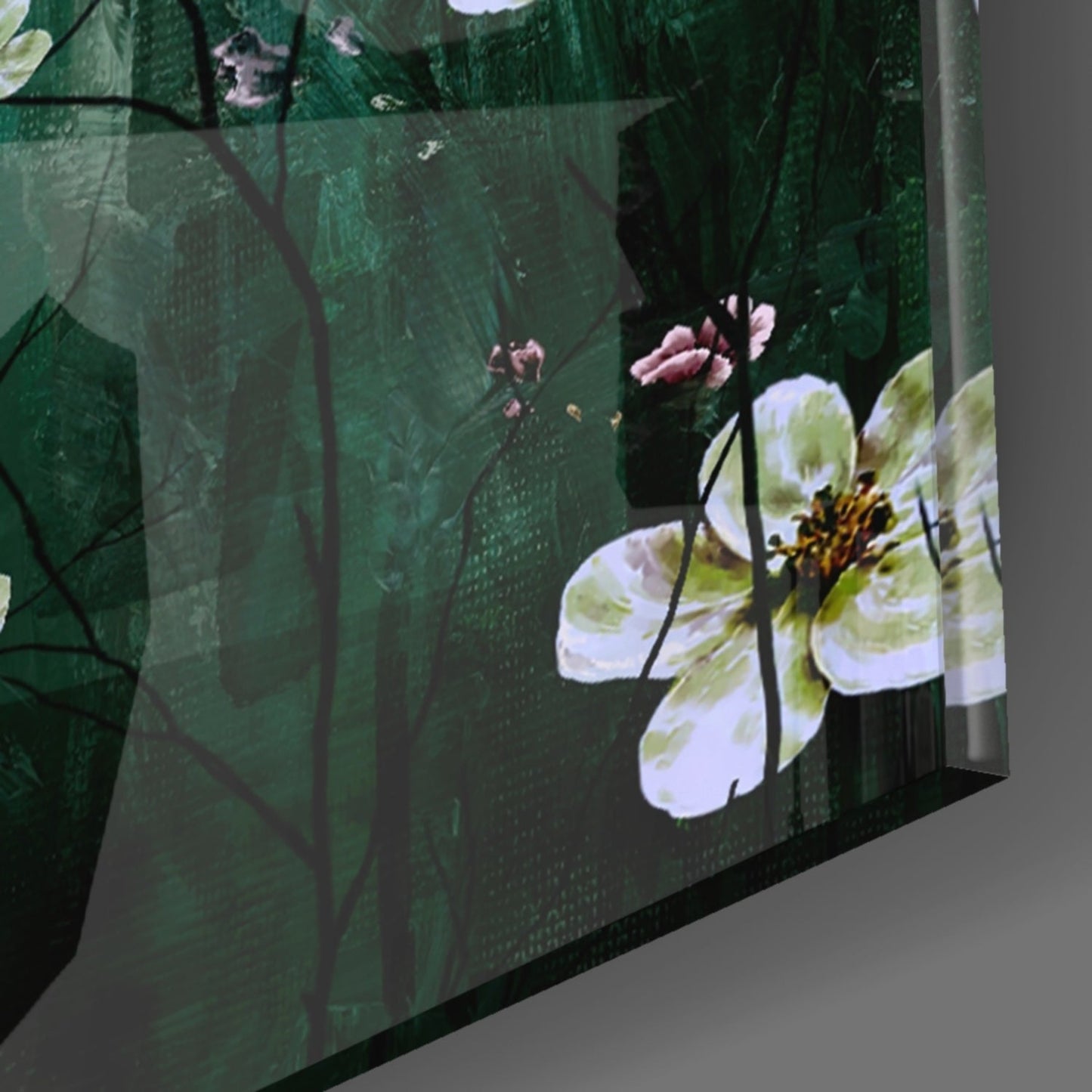 Insigneart USA Insigneart USA Daisies Glass Wall Art