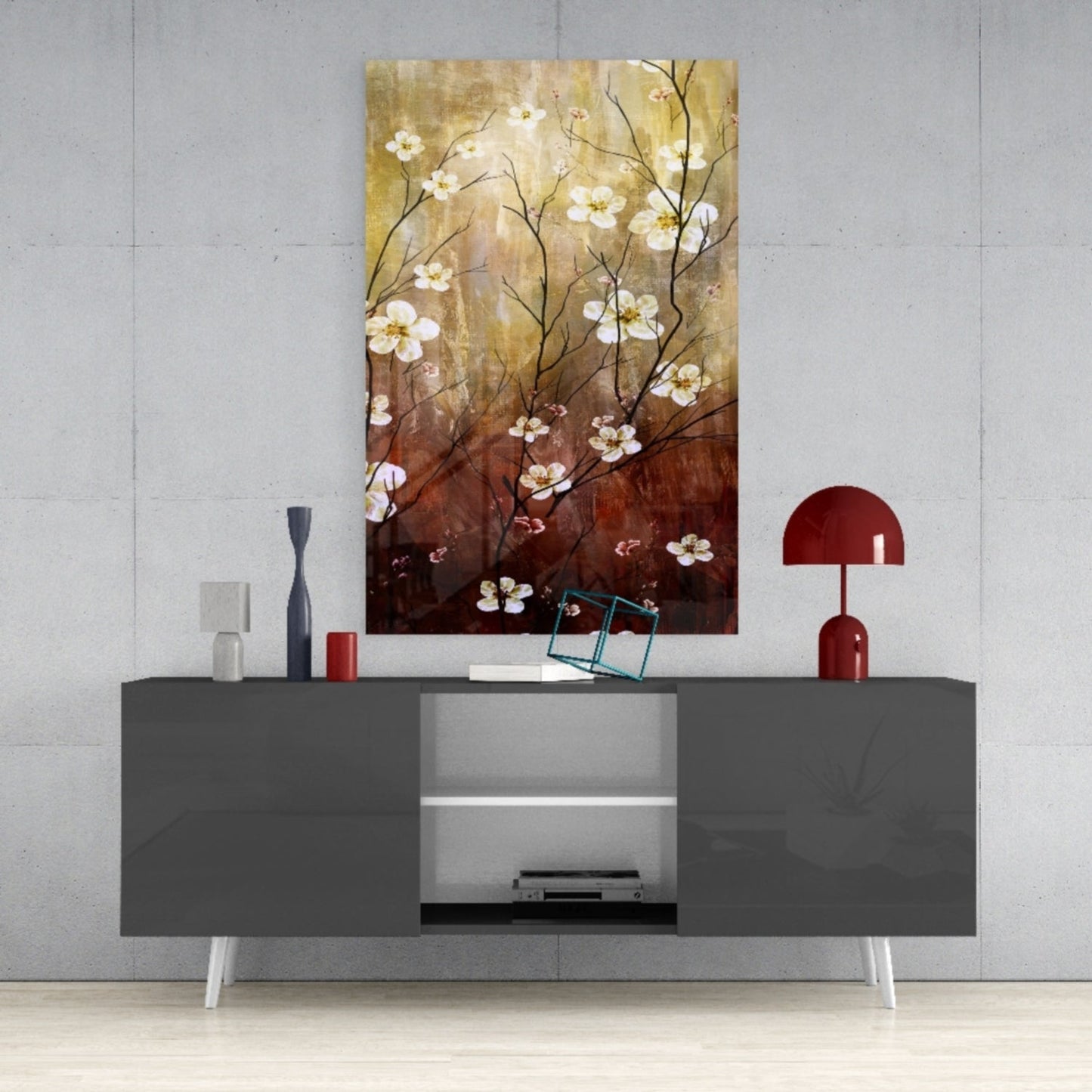 Insigneart USA Insigneart USA Daisies Glass Wall Art