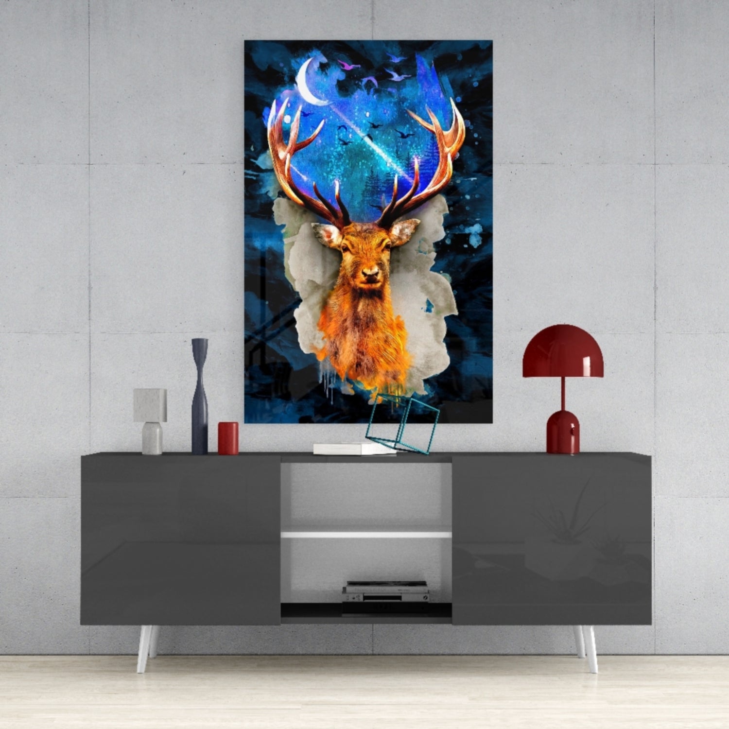 Insigneart USA Insigneart USA Deer Glass Wall Art