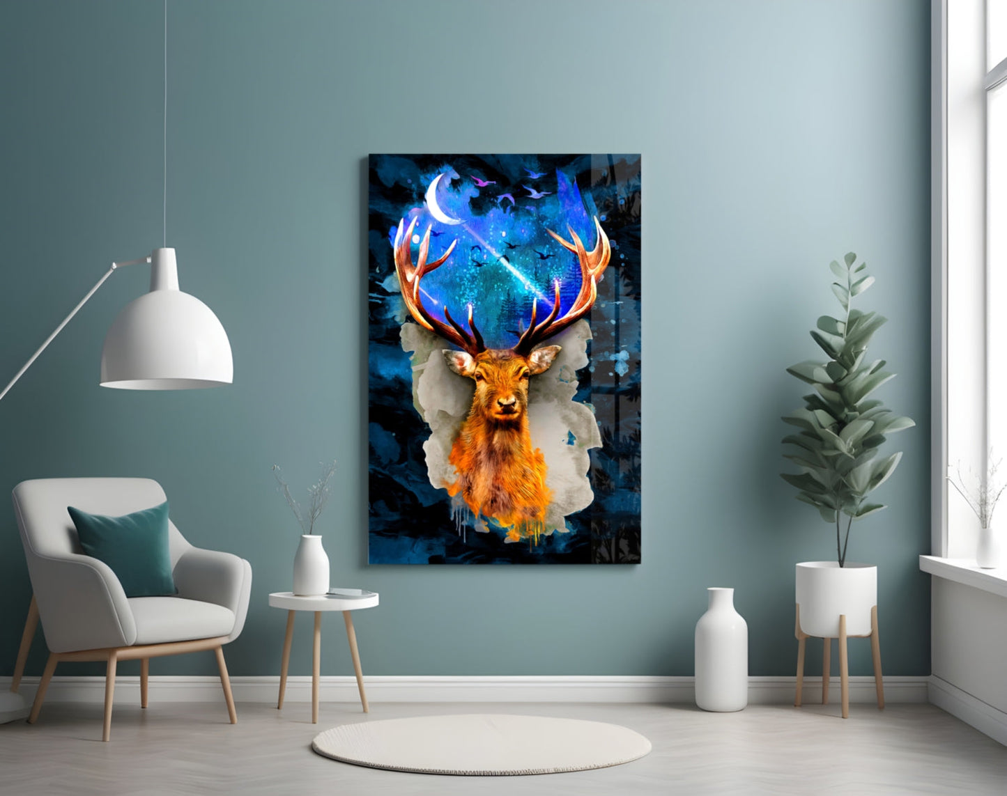 Insigneart USA Insigneart USA Deer Glass Wall Art