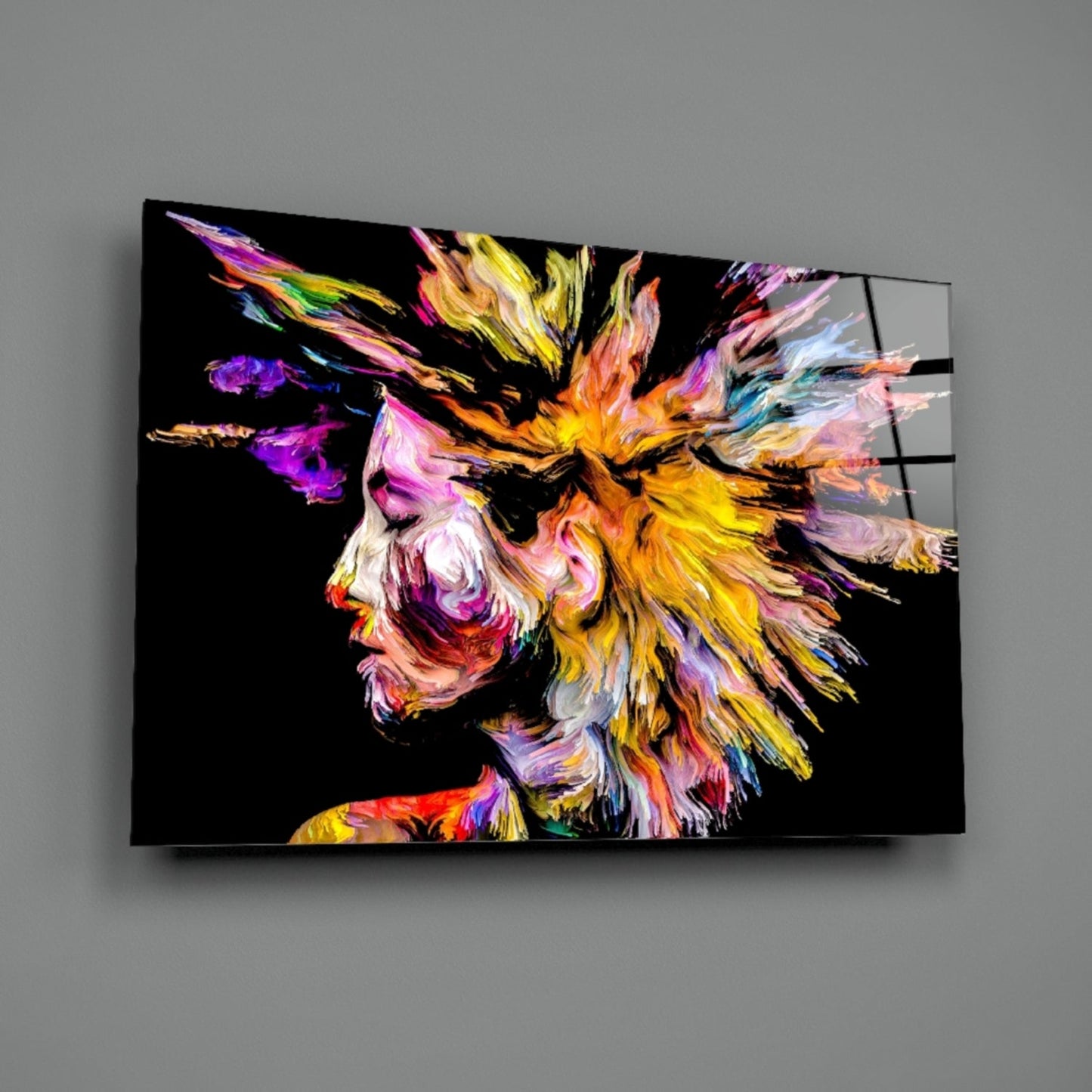 Insigneart USA Insigneart USA Colorful Thoughts Glass Wall Art