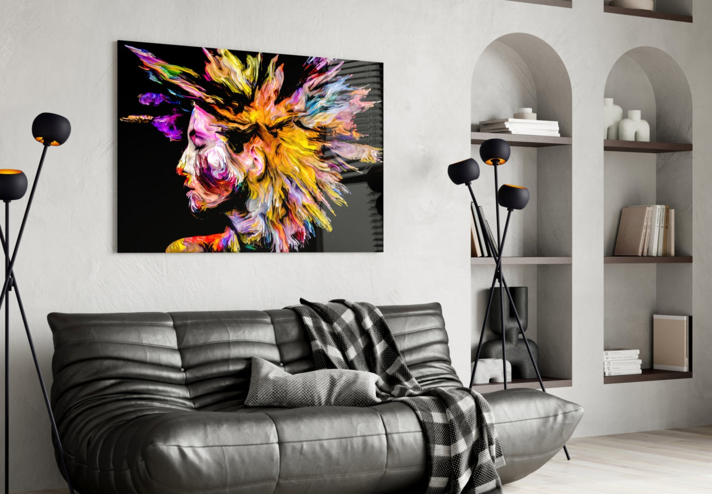 Insigneart USA Insigneart USA Colorful Thoughts Glass Wall Art