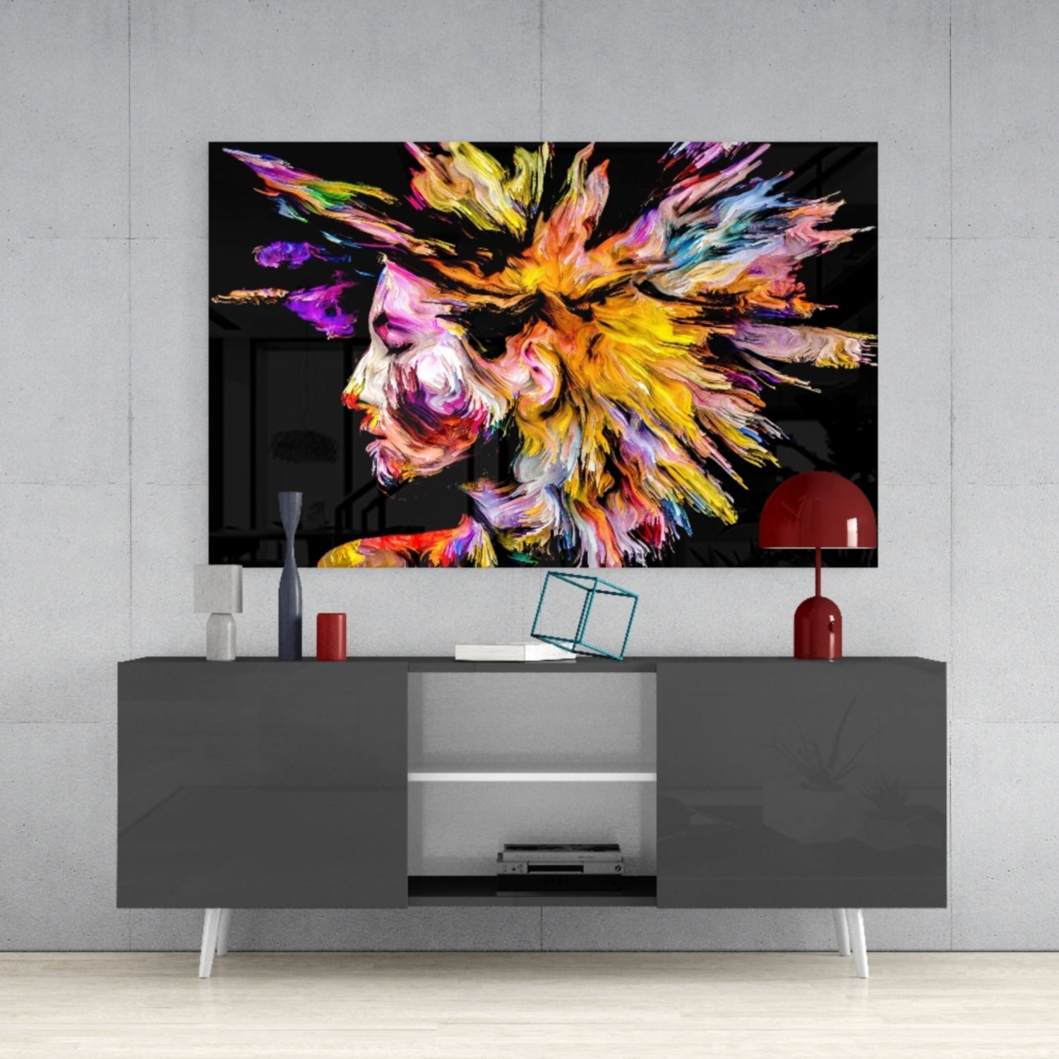 Insigneart USA Insigneart USA Colorful Thoughts Glass Wall Art