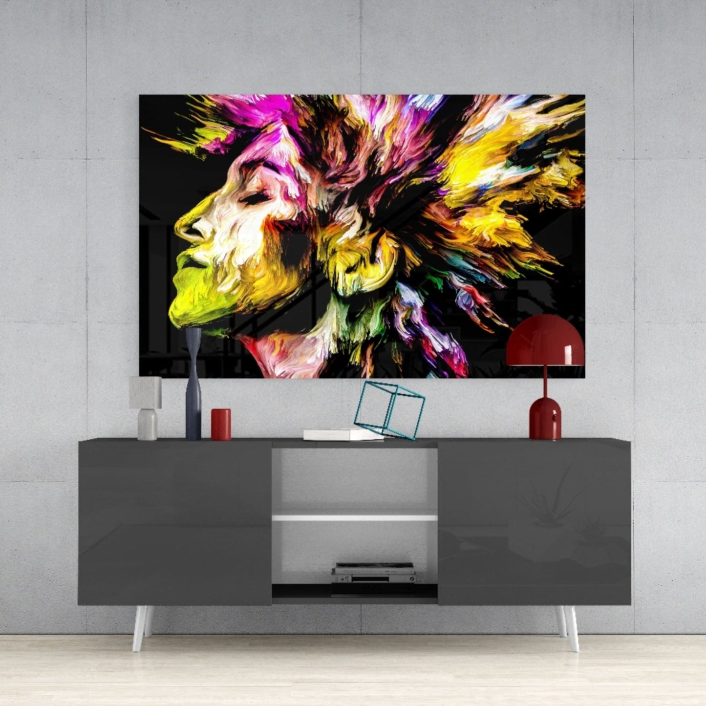 Insigneart USA Insigneart USA Colorful Thoughts Glass Wall Art