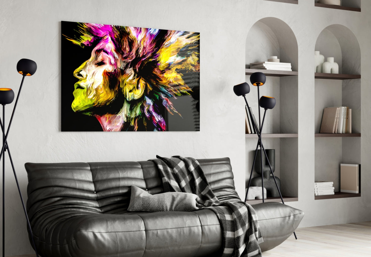 Insigneart USA Insigneart USA Colorful Thoughts Glass Wall Art