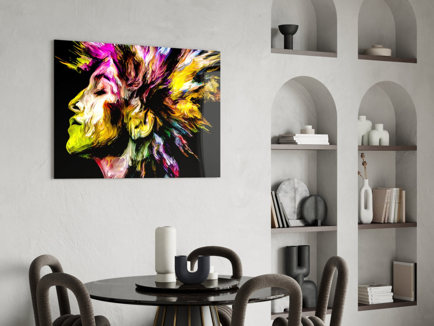 Insigneart USA Insigneart USA Colorful Thoughts Glass Wall Art