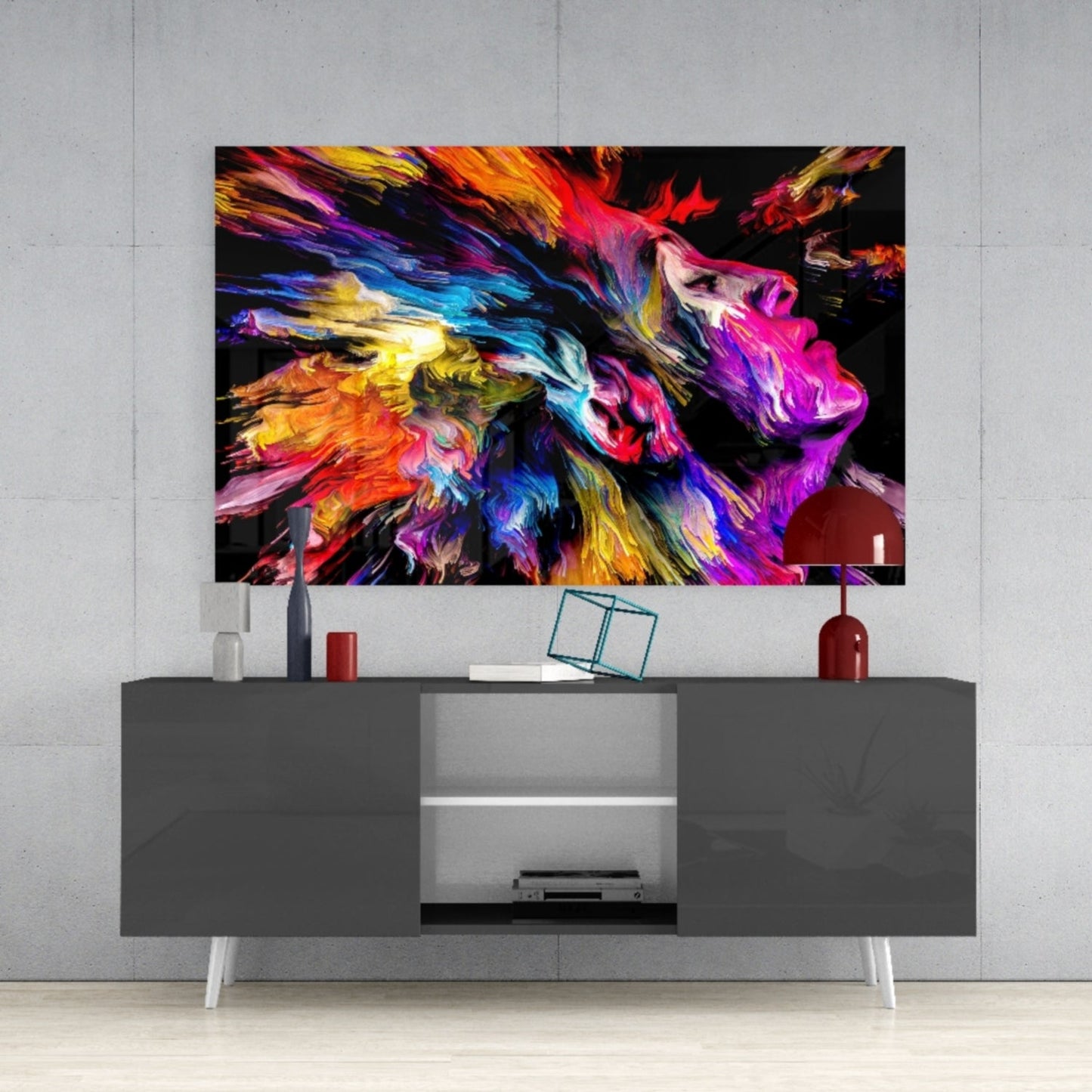 Insigneart USA Insigneart USA Colorful Thoughts Glass Wall Art