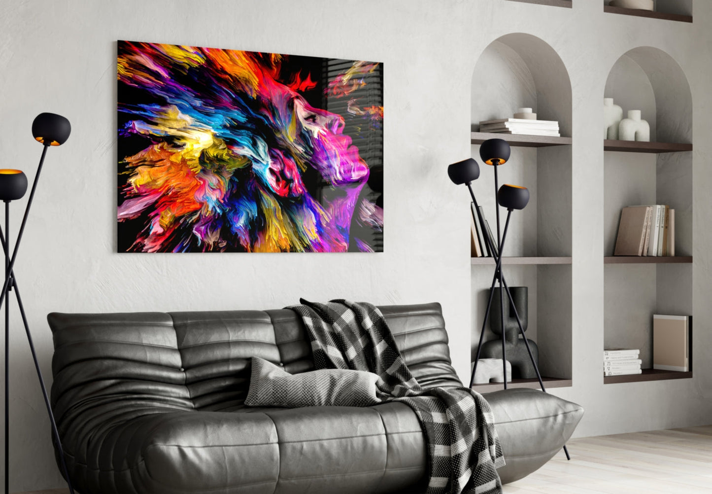 Insigneart USA Insigneart USA Colorful Thoughts Glass Wall Art