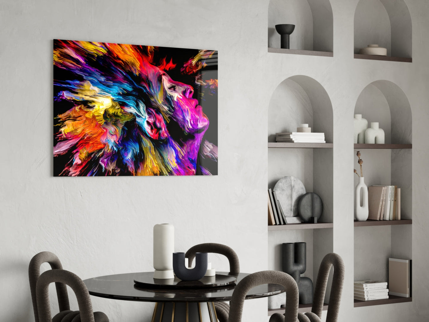 Insigneart USA Insigneart USA Colorful Thoughts Glass Wall Art