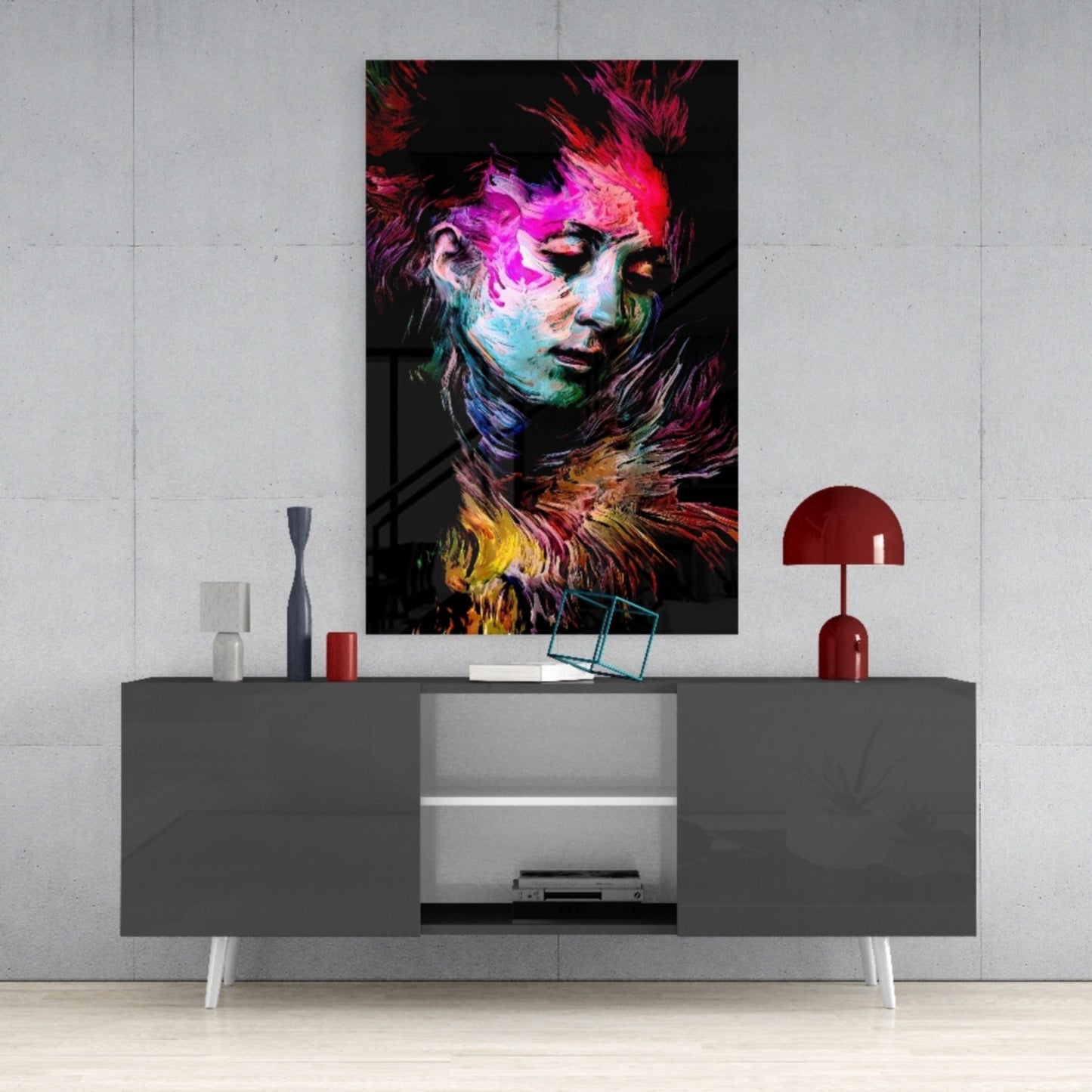 Insigneart USA Insigneart USA Colorful Thoughts Glass Wall Art