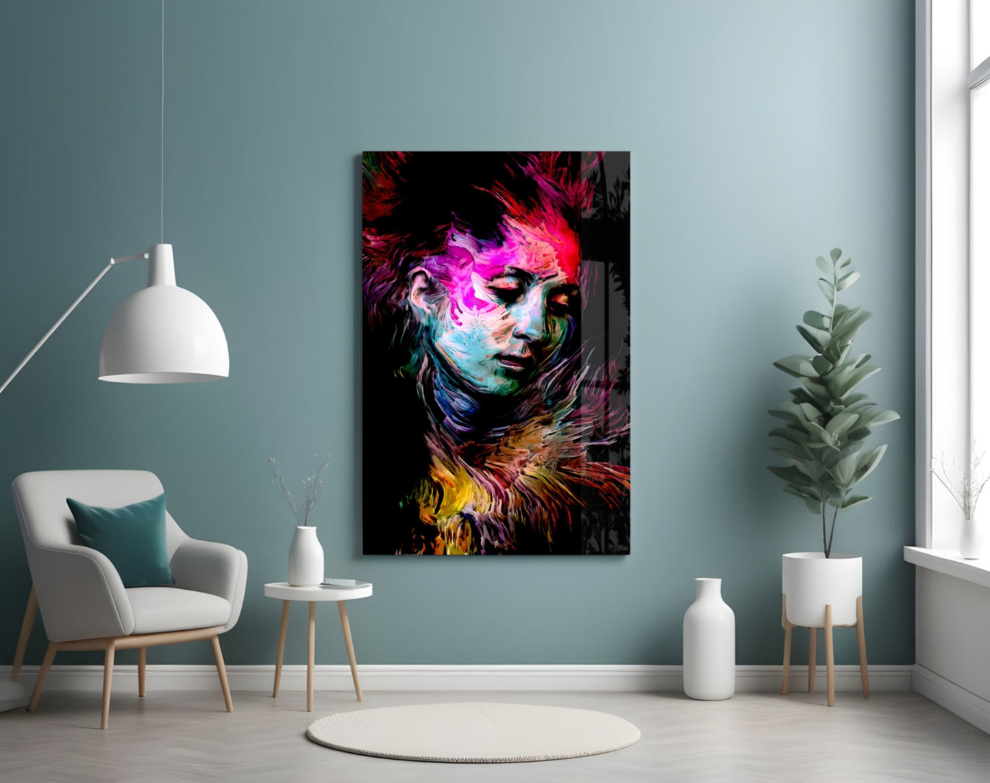 Insigneart USA Insigneart USA Colorful Thoughts Glass Wall Art